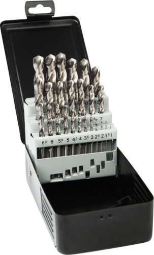 Набор сверл по металлу D.BOR HSS-G 25 шт. шлифованные, din 338 (1-13х0,5 мм) D-TD-338-HSS-MS1-25