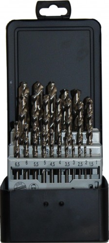 Набор сверл по металлу D.BOR шлифованные HSS-G 25 шт. (1-13х0.5 мм.) W-011-141025108D-T