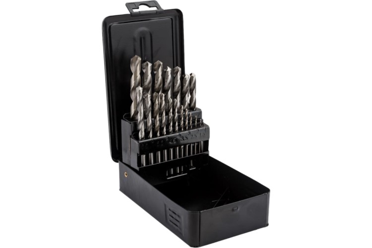 Набор сверл по металлу DEKO DS19 в металлическом кейсе, 1-10 мм, 19 шт 065-0543 - изображение 4