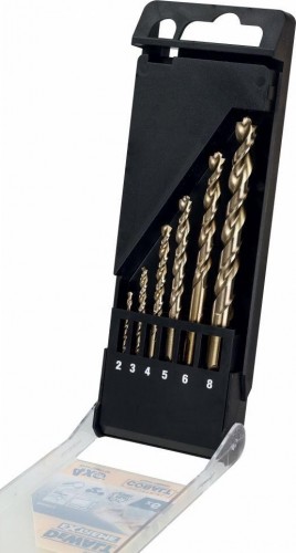 Набор сверл по металлу DeWALT HSS-R 6 шт. (2.0-8.0 мм ) COBALT DT4956-QZ DT4956-QZ - изображение 3