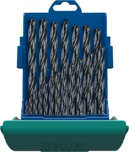 Набор сверл по металлу HELLER  hss-r ø 1/1.5/2…9/9.5/10 (19 пр.) TD17737