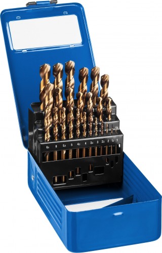 Набор сверл по металлу кобальт ЗУБР ПРОФЕССИОНАЛ 25шт(1-13мм), 29626-H25 29626-H25