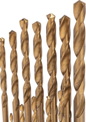 Набор сверл по металлу Kranz KR-91-0622 1,5-6,5мм (через 0,5мм, 3,2мм, 4,8мм) 13 шт. - изображение 3