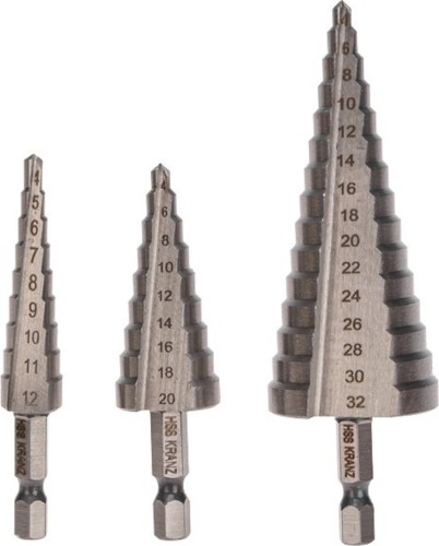 Набор сверл по металлу Kranz KR-12-6620 3 шт. - изображение 4