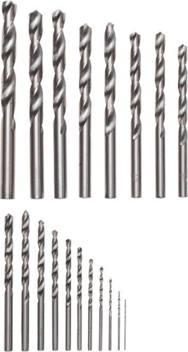 Набор сверл по металлу Kranz KR-91-0630 1-10мм (через 0,5мм) металлический кейс, 19 шт. - изображение 2