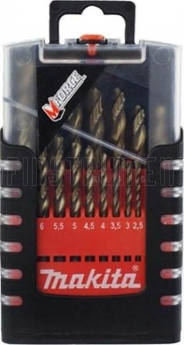 Набор сверл по металлу MAKITA M-Force 19 шт. (1-10 мм) D-29876 D-29876