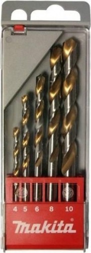 Набор сверл по металлу MAKITA D-30514 hss-tin, 5 шт.