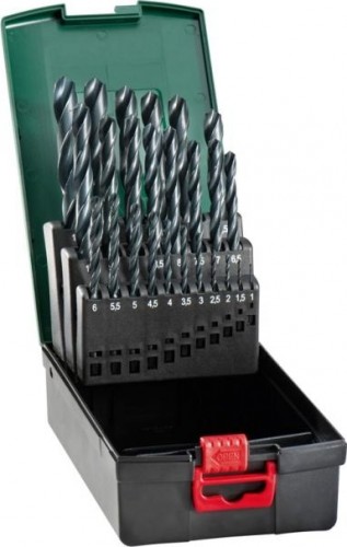 Набор сверл по металлу METABO HSS-R 25 шт. (1-13 мм) 627159000 627159000