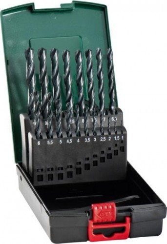 Набор сверл по металлу METABO HSS-R 19 шт. (1-10 мм) 627164000 627164000