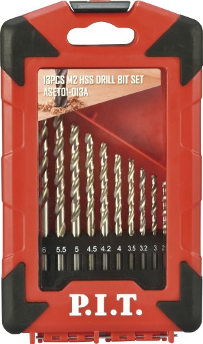 Набор сверл по металлу P.I.T. ASET01-013A 13 предм. - изображение 3