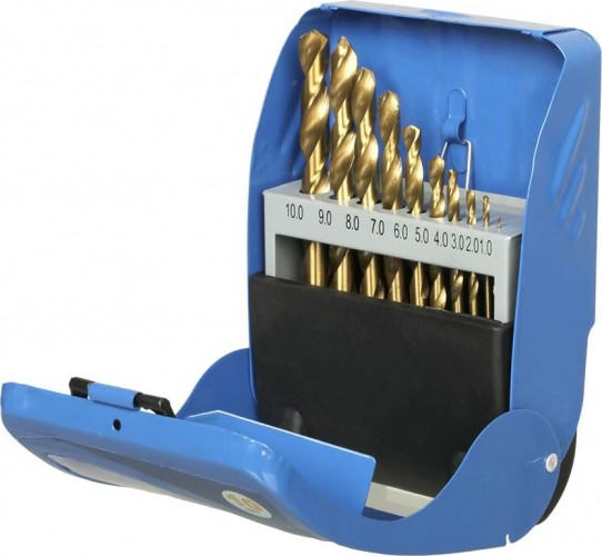 Набор сверл по металлу ПРАКТИКА "Мастер", 10 шт, 1-10 мм 911-956 - изображение 3