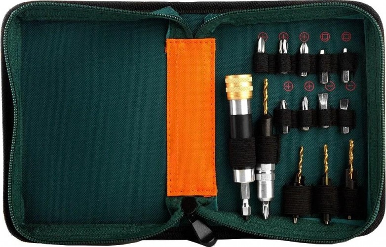 Набор сверл по металлу Sturm 1055-02-S2 с адаптером для быстрой смены бит и сверел