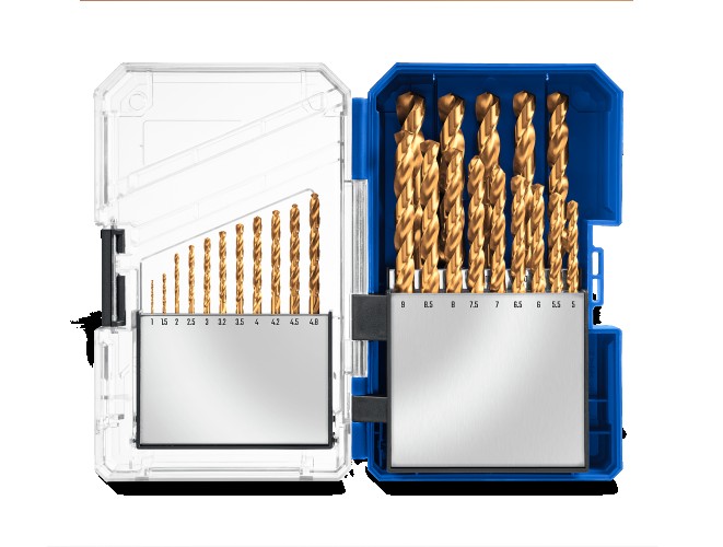 Набор сверл по металлу ЗУБР 29617-H25 Титан, 25шт.