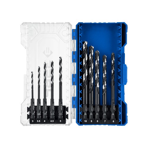 Набор сверл по металлу ЗУБР 29623-H10_z02 HEX-1/4", 10 шт.