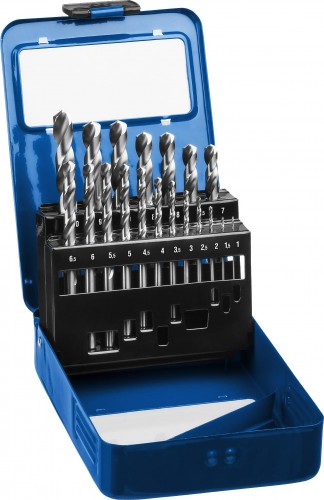 Набор сверл по металлу ЗУБР ПРОФЕССИОНАЛ 19шт(1-10мм), сталь р6м5, класс а, мет.бокс 29625-H19