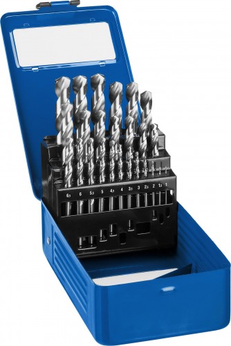 Набор сверл по металлу ЗУБР ПРОФЕССИОНАЛ 25шт(1-13мм), сталь р6м5, класс а, мет.бокс 29625-H25