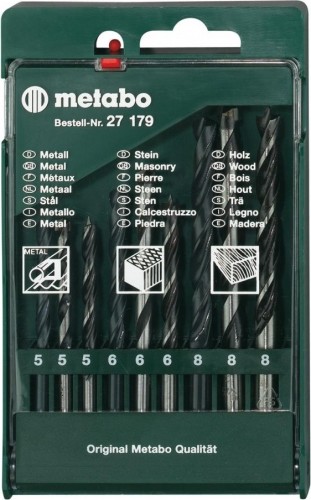 Набор сверл универсальных METABO 9 предметов 627179000 627179000