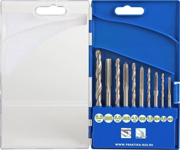 Набор сверл универсальных ПРАКТИКА "Профи" комбинированный 646-218