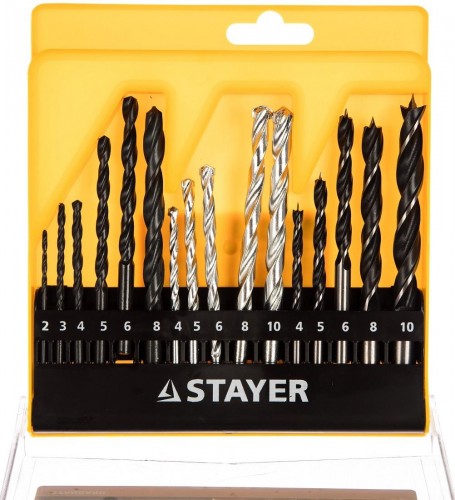 Набор сверл универсальных STAYER PROFI 29720-H16 29720-H16 - изображение 2