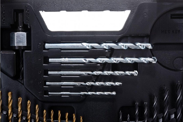 Набор сверл универсальный BOSCH Titanium-103 принадлежностей 103 шт. 2607017367 - изображение 3