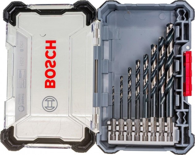 Набор сверл универсальный BOSCH Impact Control Кейс M 8 шт D2-10 по металлу 2608577146 - изображение 4