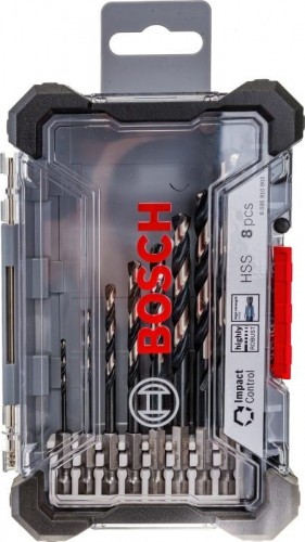 Набор сверл универсальный BOSCH Impact Control Кейс M 8 шт D2-10 по металлу 2608577146
