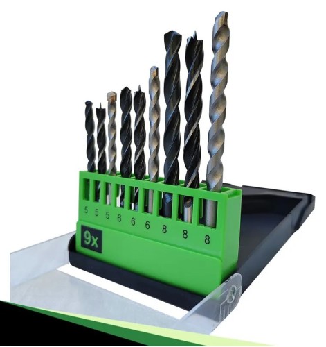 Набор сверл универсальный D.BOR (5 - 8 мм) 9 шт. D-DB-MIX1-PS1-09