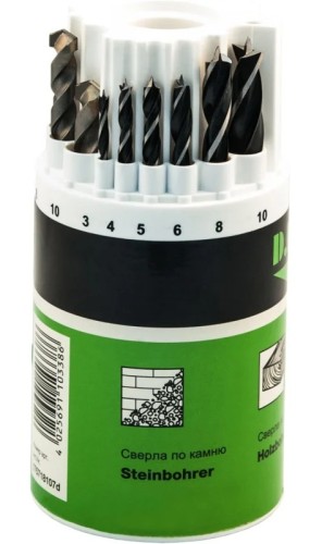 Набор сверл универсальный D.BOR (3 - 10 мм) 18 шт. D-DB-MIX1-PS2-18