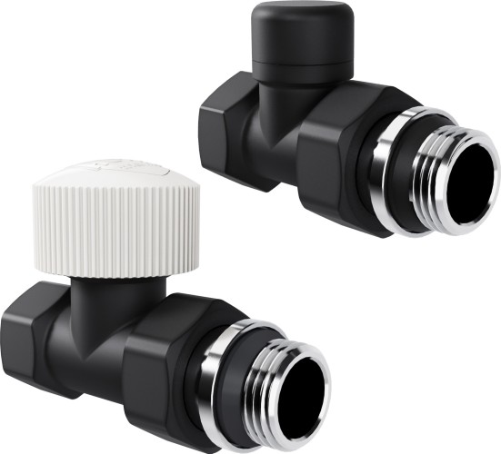 Набор термостатический прямой ROYAL THERMO Design 1/2" М30х1,5 RATVDP11212BL НС-1640378