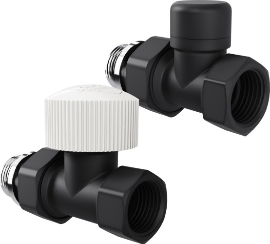 Набор термостатический прямой ROYAL THERMO Design 1/2" М30х1,5 RATVDP11212BL НС-1640378 - изображение 2