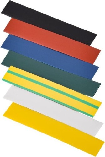 Набор термоусадочных трубок IEK нг-LS 10/5 100мм 7 цветов по 3шт  UDR10-010-005-021-S