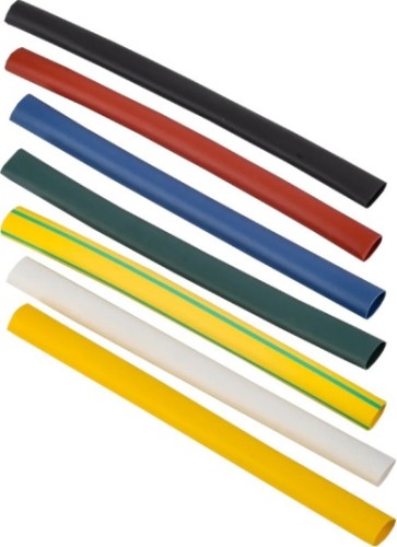 Набор термоусадочных трубок IEK нг-LS 20/10 100мм 7 цветов по 3шт  UDR10-020-010-021-S