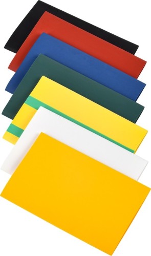 Набор термоусадочных трубок IEK нг-LS 40/20 100мм 7 цветов по 3шт  UDR10-040-020-021-S