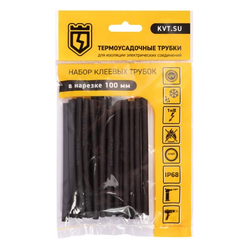 Набор термоусадочных трубок КВТ Квадро 4/1 89780