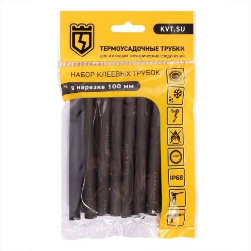 Набор термоусадочных трубок КВТ Квадро 8/2 89782