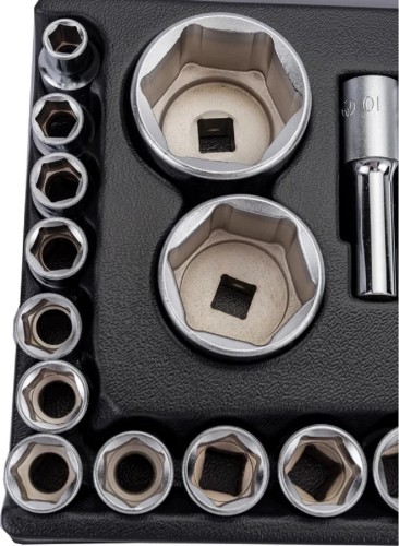 Набор торцевых головок 1/2" HANS TT-2 ложемент (10-46 мм) 29 предметов - изображение 4