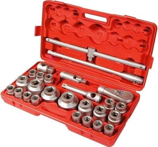 Набор торцевых головок 6 гранные, 3/4" MATRIX 21-65 мм, 26 предметов, 13539 13539