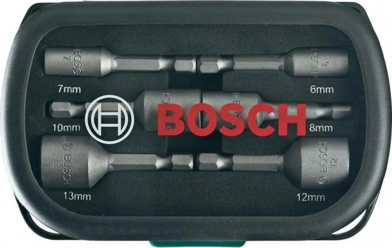 Набор торцевых головок BOSCH PROMOLINE 6 предметов 2607017313 - изображение 2