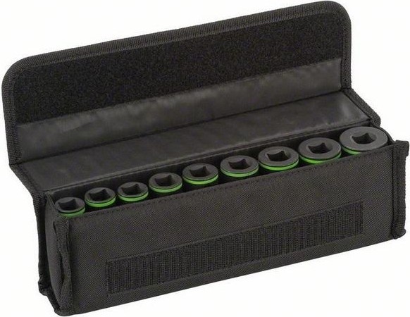 Набор торцевых головок BOSCH PROLINE 77 мм 9 предметов ударные 2608551101