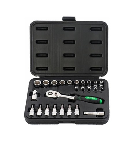 Набор торцевых головок Hitachi HTC-774011 1/4" 26 предметов