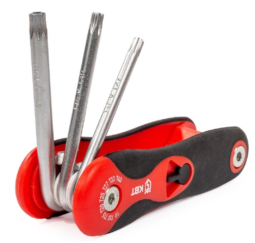 Набор торцевых ключей TORX КВТ НТК-Т-08 80958 - изображение 2