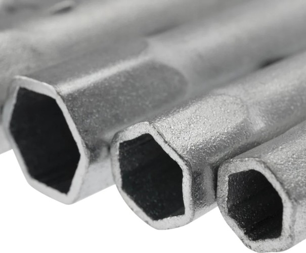 Набор трубчатых ключей REXANT 12-5874-2 8х17мм, вороток, оцинкованные, 6 шт - изображение 3