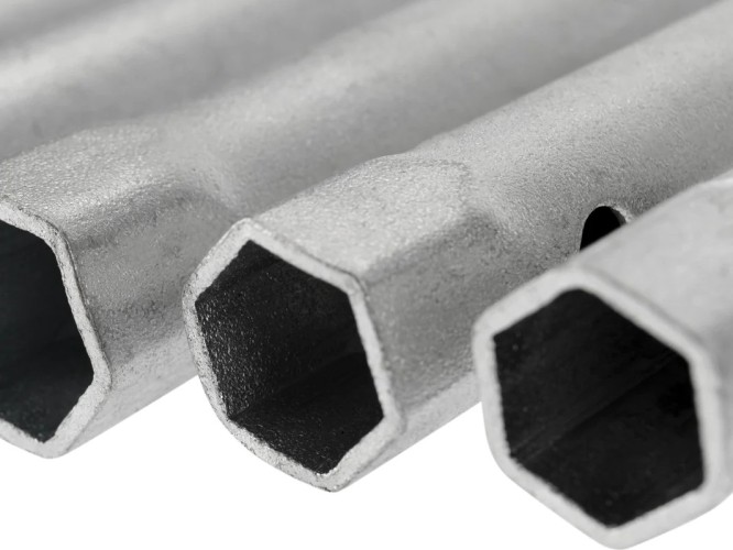 Набор трубчатых ключей REXANT 12-5872-2 6х22мм, вороток, оцинкованные, 10 шт - изображение 2