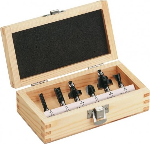 Набор твердосплавных фрез METABO 8 мм 6 шт. 631040000