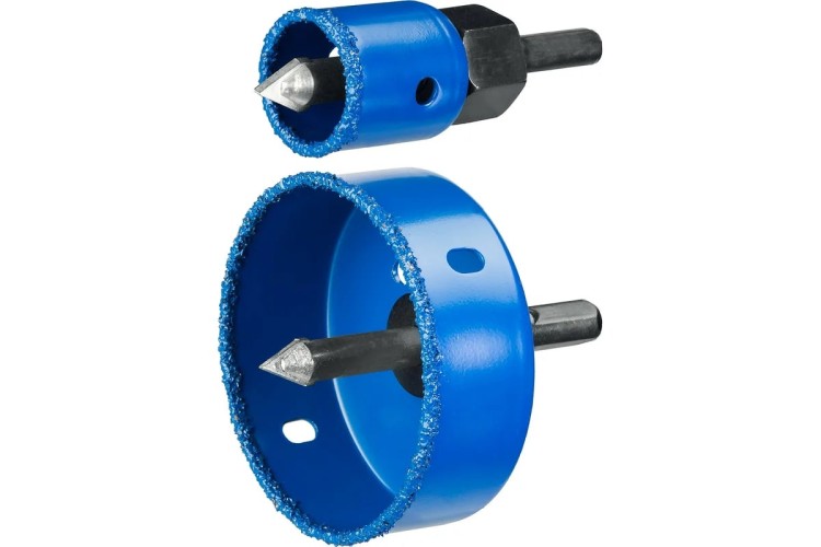 Набор твердосплавных коронок ЗУБР ПРОФЕССИОНАЛ 6 d 22, 28, 35, 44, 68, 73 мм 33360-H6_z01 - изображение 5