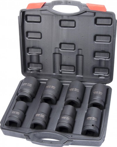 Набор ударных головок 1" AV Steel AV-741408 удлиненных 22-41мм, 8шт.