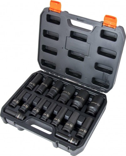 Набор ударных головок 1/2" AV Steel AV-721415 10-32мм 15 предметов
