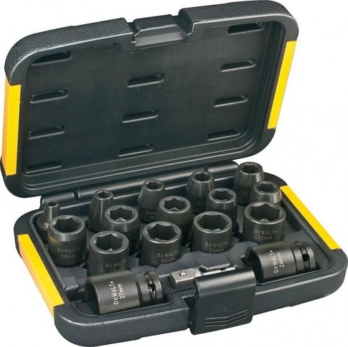 Набор ударных головок 1/2" DeWALT DT7506 1/2", 17 предметов DT7506-QZ