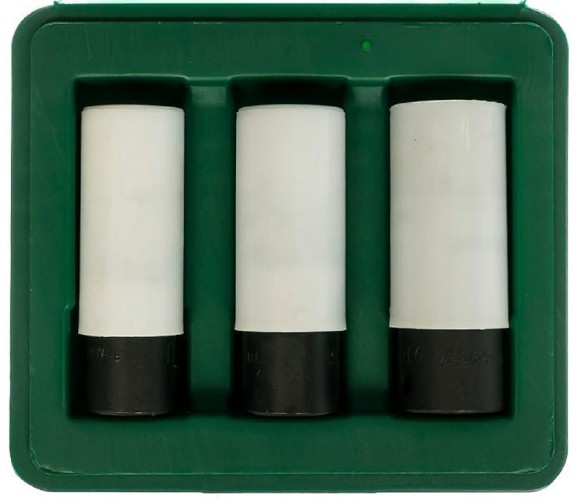 Набор ударных головок 1/2" HANS 84603MB длинных тонкостенных 3 предмета - изображение 2