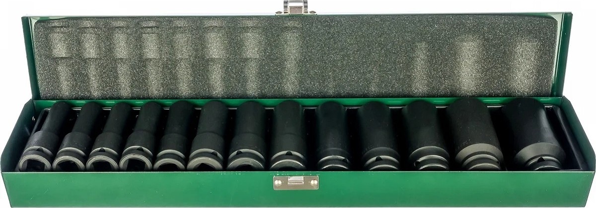 Набор ударных головок 1/2" HANS 84613M длинных 10-30